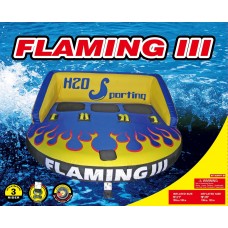 SOLD OUT for Season H2O Sporting Flaming III 3 Person Safe Sit On Tube / Towable